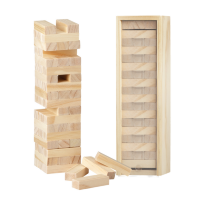 Tumbling Tower Wood Block Stacking Game