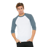 BELLA+CANVAS 3/4 Raglan Sleeve Baseball T-Shirt (Unisex)