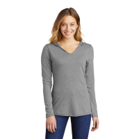 District Tri-Blend Long-Sleeve Hooded T-Shirt (Women&rsquo;s)