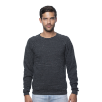 Royal Apparel Tri-Blend Raglan Crewneck Sweatshirt (Men’s/Unisex)