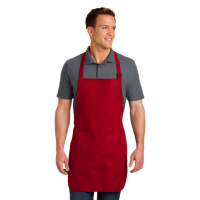 Port Authority Full-Length Apron with Pockets