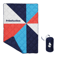 Custom Dye-Sublimated Quilted Puff Blanket