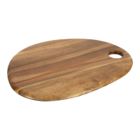 Pebble-Shaped Acacia Serving Board