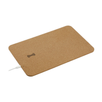 Cork Wireless Charging Mouse Pad