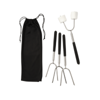 Extendable 34" Roasting Sticks with Carrying Case