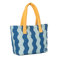 Custom Large Quilted Puffy Tote Bag