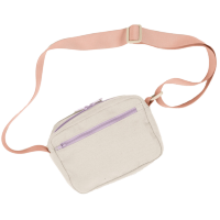 Natural Canvas Landscape Crossbody Bag