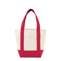 Color Accent Mini Canvas Tote